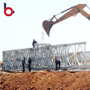 Puente Bailey prefabricado de servicio de larga duración