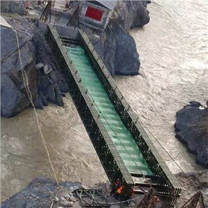 Puente de acero durable prefabricado de Bailey del servicio de larga duración para fines militares