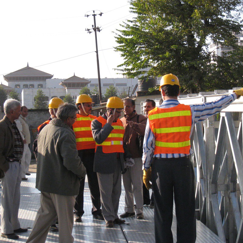 Alta calidad con estructuras de puentes de acero temporales de bajo precio